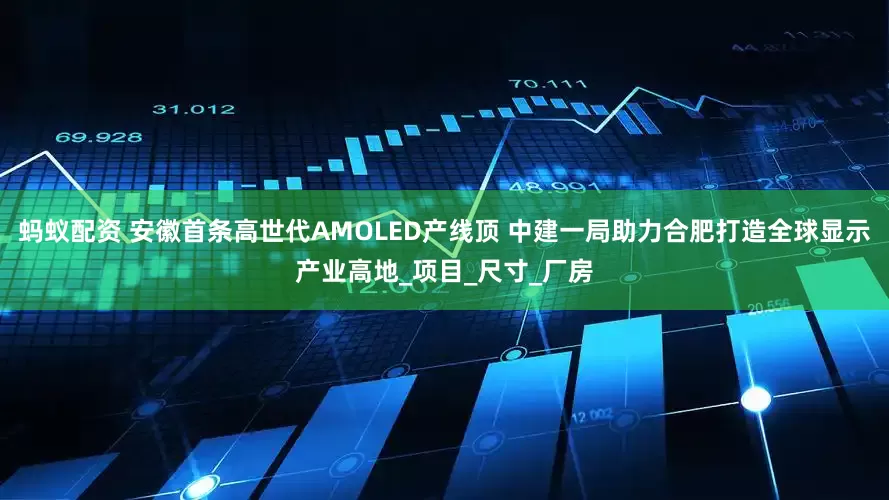 蚂蚁配资 安徽首条高世代AMOLED产线顶 中建一局助力合肥打造全球显示产业高地_项目_尺寸_厂房